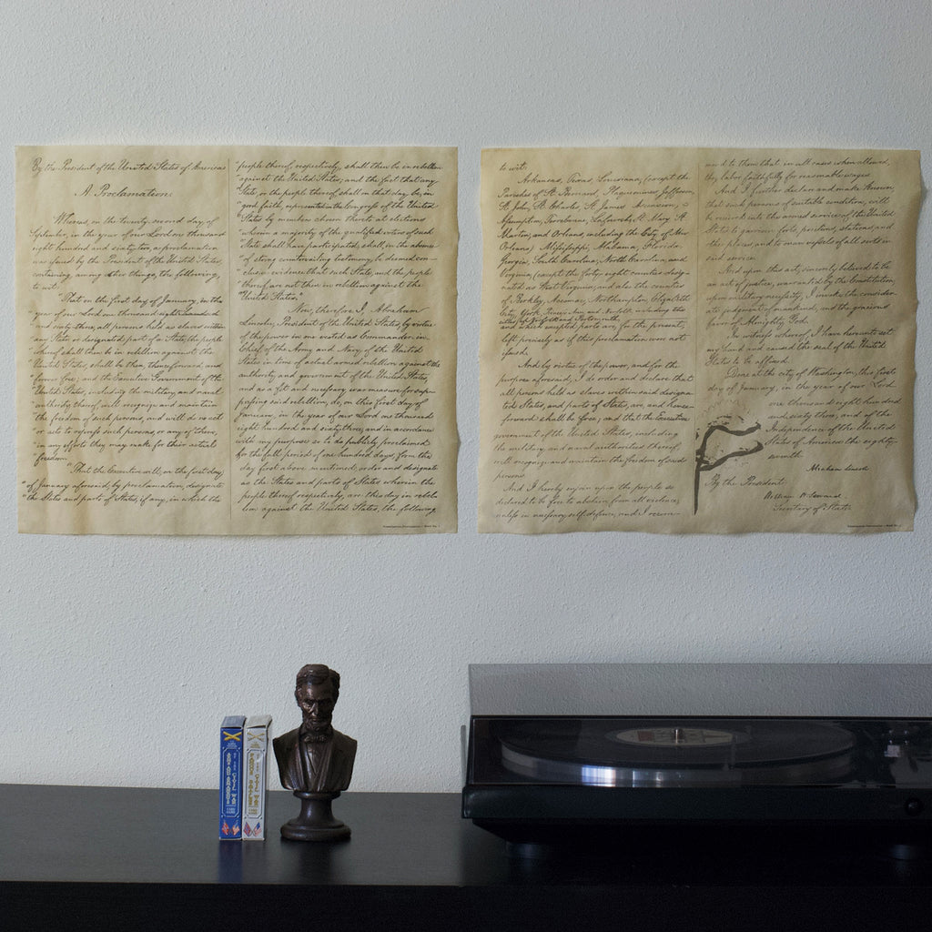 Emancipation Proclamation Replica: Small Size Tube Document