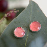 Red Tape Stud Earrings