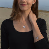 Single Cherry Blossom Pendant Necklace