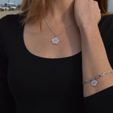 Single Cherry Blossom Pendant Necklace
