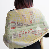 Historic Map of Washington Silk Scarf