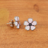 Cherry Blossom Stud Earrings