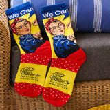 Rosie We Can Do It Crew Socks