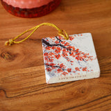 Cherry Blossom Tile Ornament