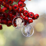 Circled Mercury Dime Hoops