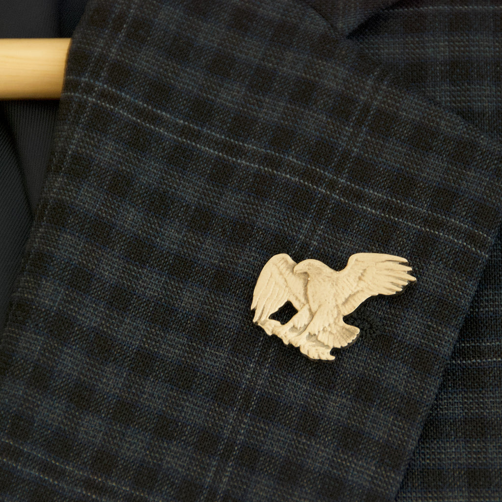 Silver Eagle Lapel Pin