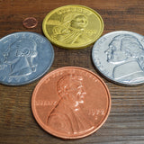 Giant Coins: Set of Four
