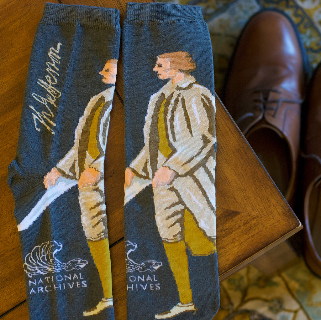 Thomas Jefferson Signature Socks