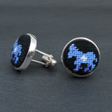 Democrat Silver Plated Cuff Links
