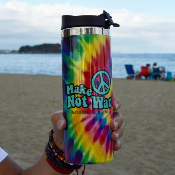 Make Peace Not War Travel Mug