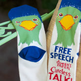 Free Speech Doesn't Mean Careless Talk Knee Socks