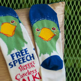 Free Speech Doesn't Mean Careless Talk Knee Socks