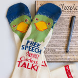 Free Speech Doesn't Mean Careless Talk Knee Socks