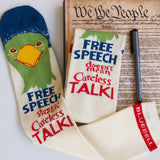 Free Speech Doesn't Mean Careless Talk Knee Socks