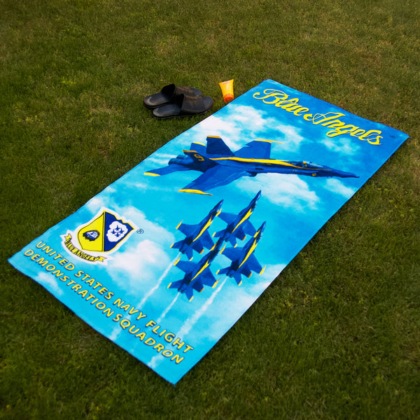 Blue Angels Beach Towel