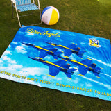 Blue Angels Beach Blanket