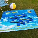 Blue Angels Beach Blanket