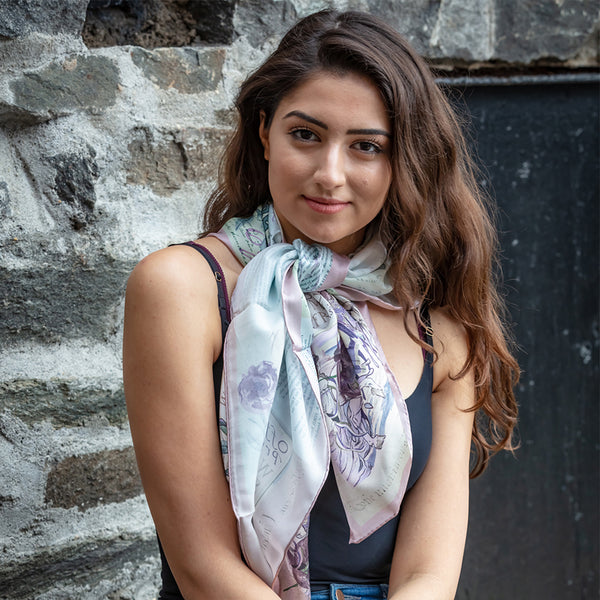 Silk on sale scarf ladies