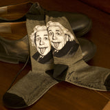 Albert Einstein Portrait Crew Socks