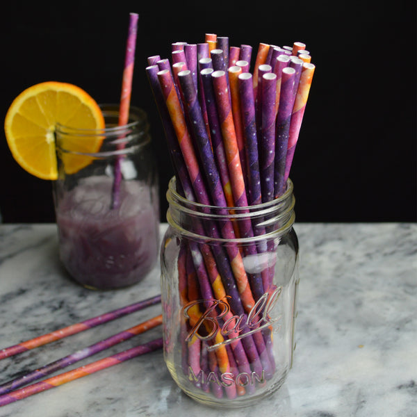 Galaxy Paper Straws