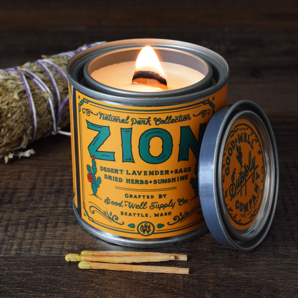 新品未開封　ZION　HANDMADE CANDLE [Memuro Sky] Zion 8 Oz. Candle – National Archives Store