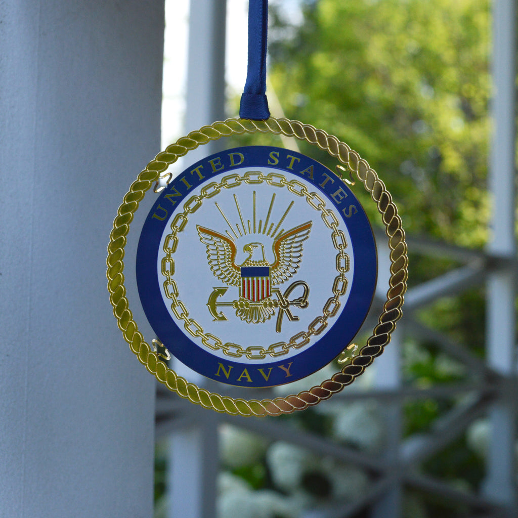 U.S. Navy Brass Ornament