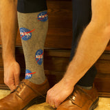 NASA Logo Meatball Socks