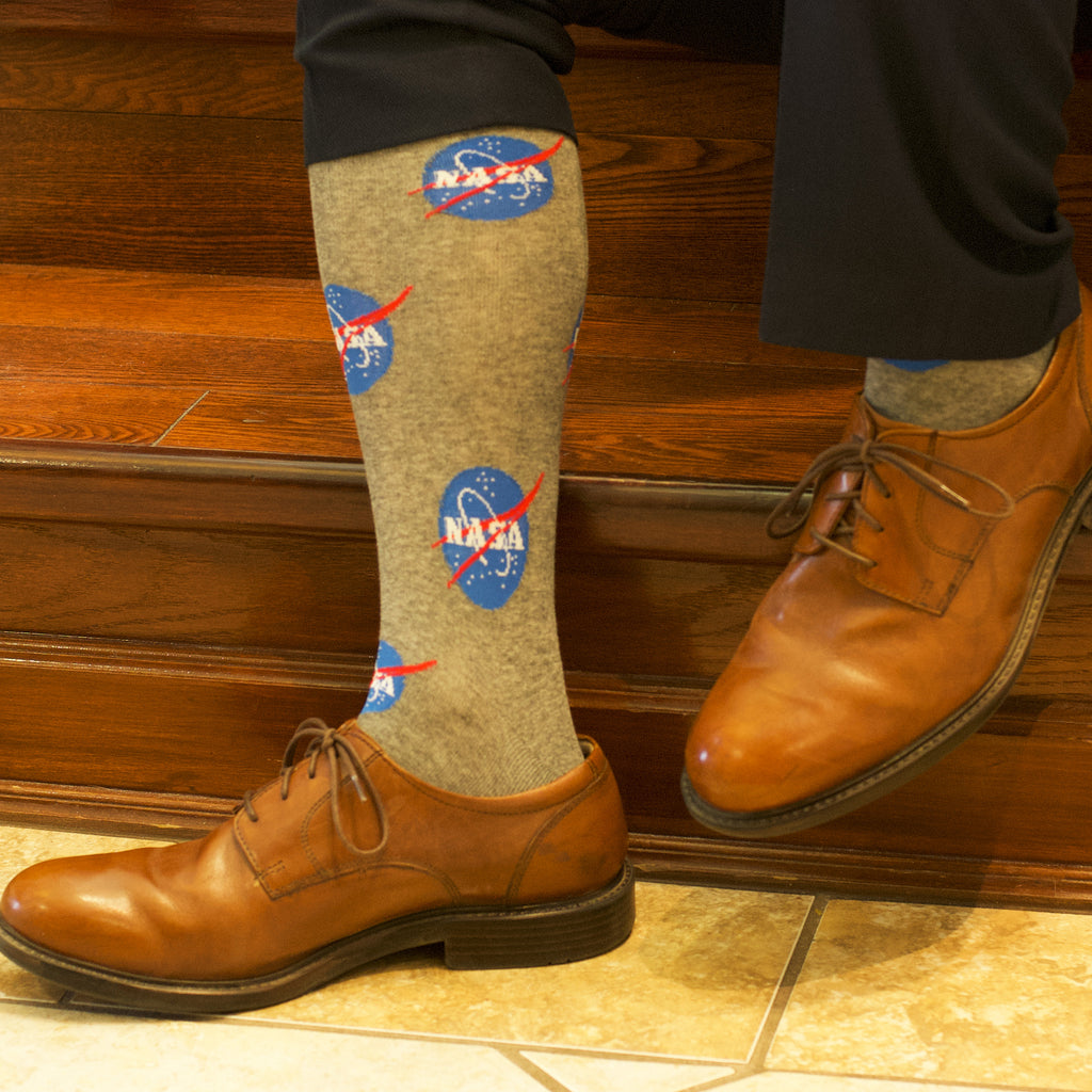 NASA Logo Meatball Socks