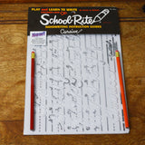 Uppercase Cursive Stencil
