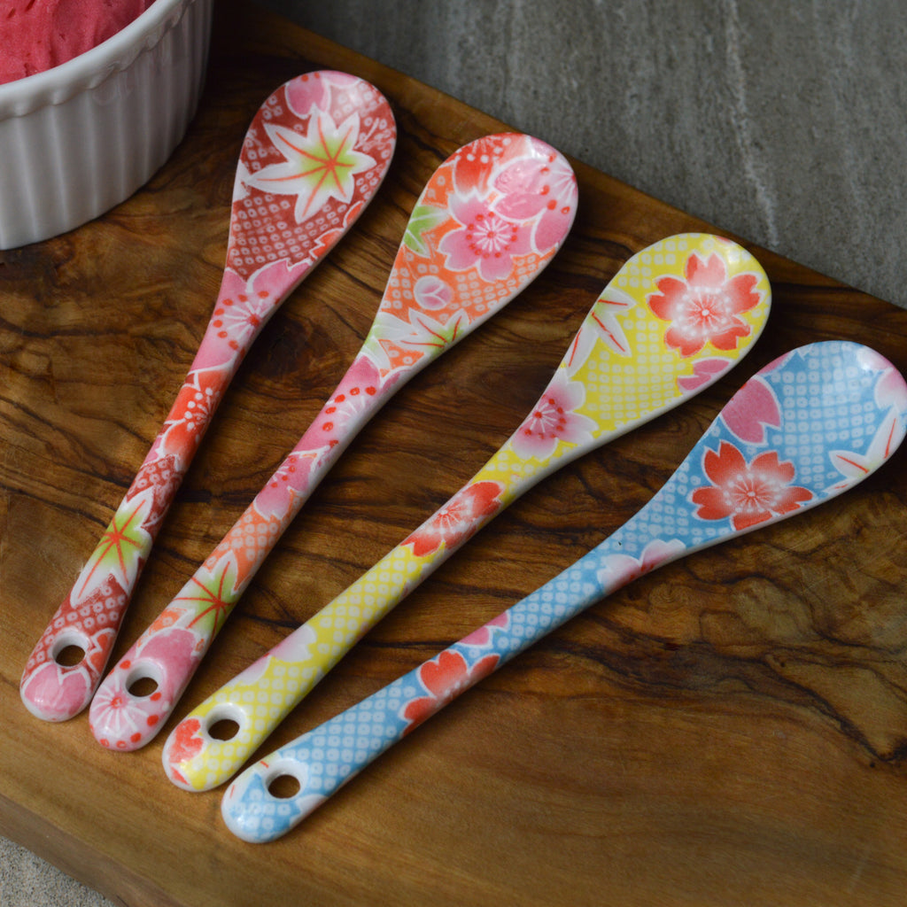 Bright Blossom Dessert Spoon Set