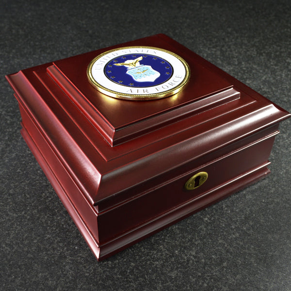 U.S. Air Force Medallion Wooden Box