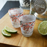 Cherry Blossom Shot Glass: Set of 2
