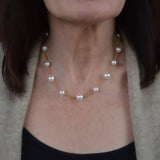 18-inch Swarovski Glass Pearl Necklace