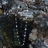 34-inch Swarovski Glass Pearl Necklace