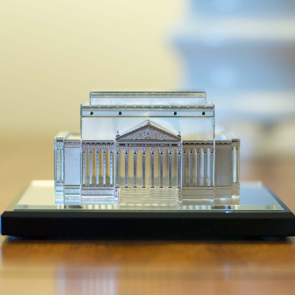 Crystal National Archives Building Scale Model