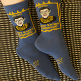 RBG Hero Gold Frame Crew Socks