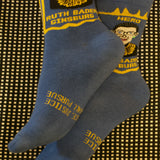 RBG Hero Gold Frame Crew Socks