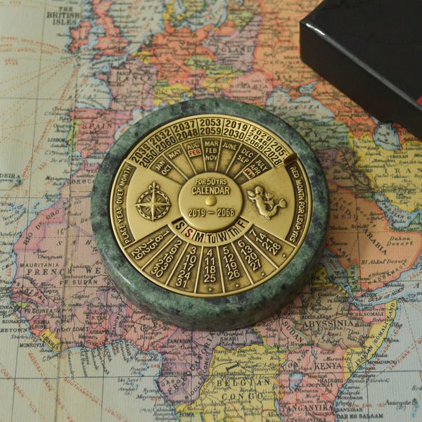 Marble Base Perpetual Calendar – National Archives Store