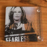 Vice President Harris Fused Glass Coaster
