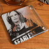 Vice President Harris Fused Glass Coaster