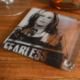 Vice President Harris Fused Glass Coaster