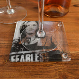 Vice President Harris Fused Glass Coaster
