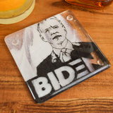 President Biden Fused Glass Coaster