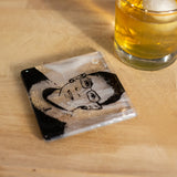 Ruth Bader Ginsburg Fused Glass Coaster
