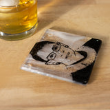 Ruth Bader Ginsburg Fused Glass Coaster