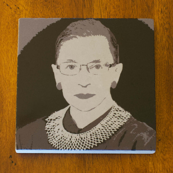 Ruth Bader Ginsburg Tile Coaster