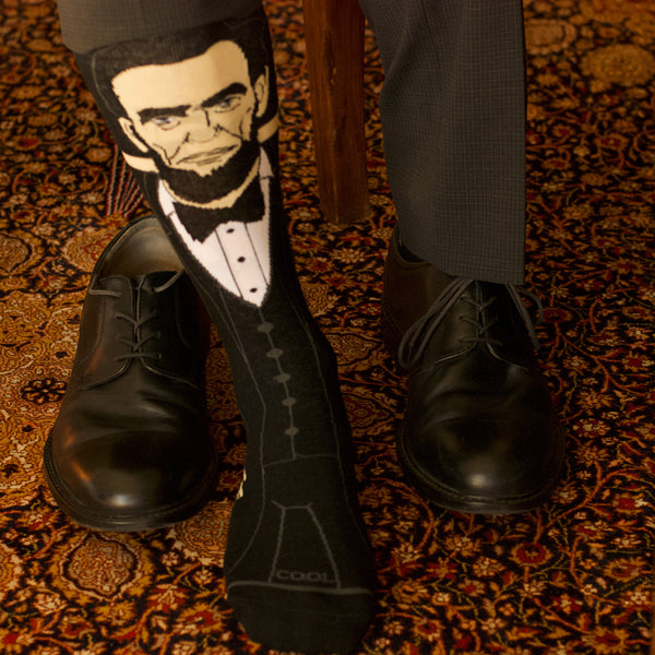 Abraham Lincoln 360 Crew Socks