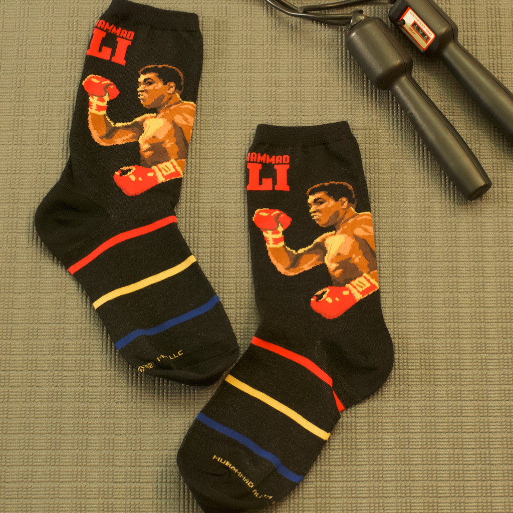 Float Like A Butterfly, Sting Like A Bee Crew Socks