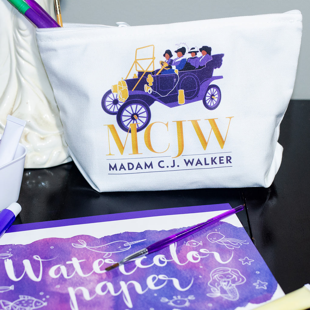 Madam C. J. Walker Zippered Pouch