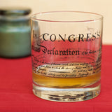 Declaration of Independence Rocks Glass